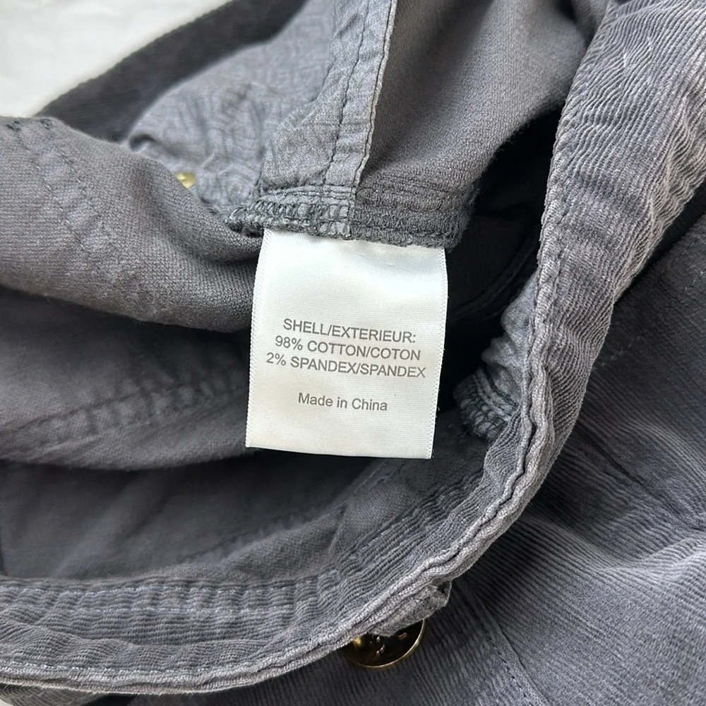 Tory Burch Corduroy Skinny Low Rise Pants